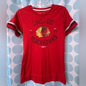 Chicago Blackhawks Women’s T-Shirt, Red, Size M